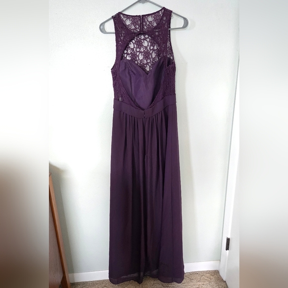 Bill Levkoff Purple Sample Gown Size 10 - Picture 2 of 10